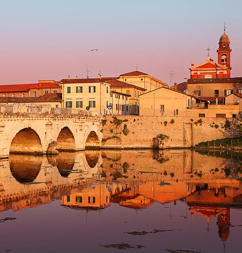 Vie e Sobborghi del centro storico a Rimini